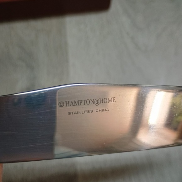 Hampton Silversmiths Stainless Flatware Carving Set In Box Knife Fork - Picture 5 of 6